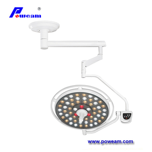 Double Dome Ceiling Shadowless Medical Examination Surgical Mobile LED Operating Lamp with Battery